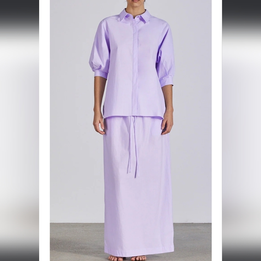 Bondi Burn Vista Maxi Lavender Skirt - Picture 1 of 4